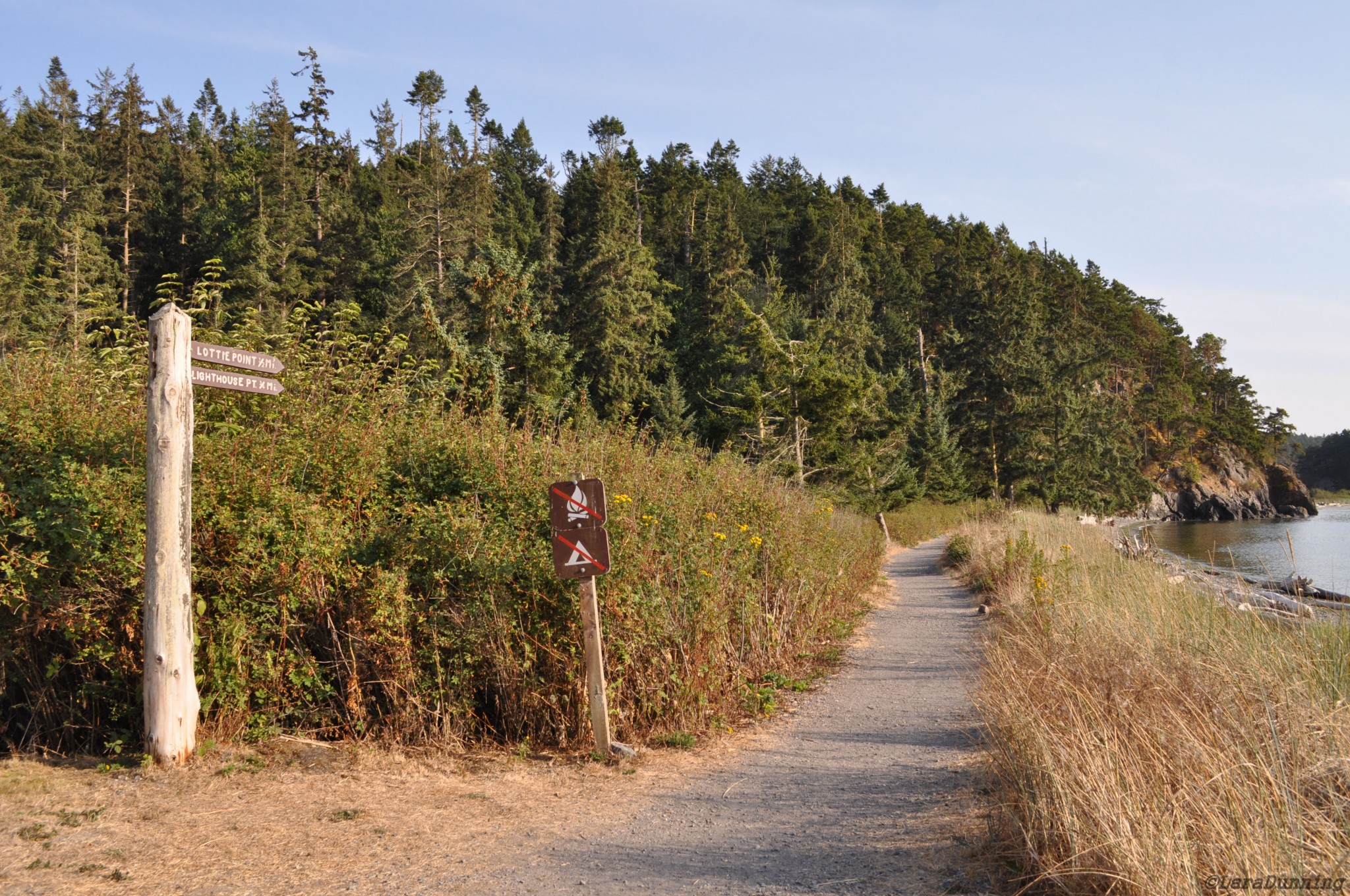 Bowman Bay Trail Head Small Town Washington
