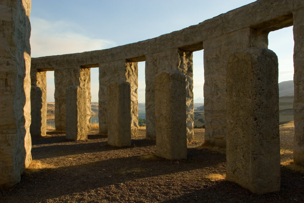 Interior of Maryhill Stonehenge, one of the best places to visit in maryhill washington