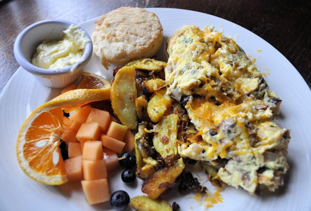 Wild Mushroom Herb Scramble