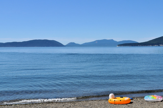 Sunset Beach at Washington Park in Anacortes.