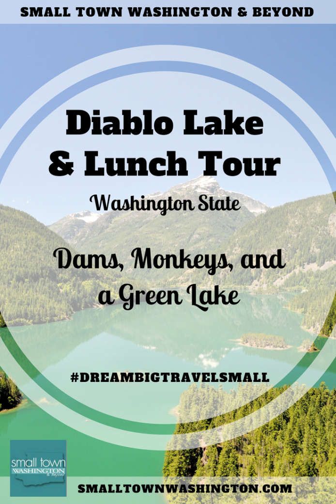 Diablo Lake in the North Cascades.