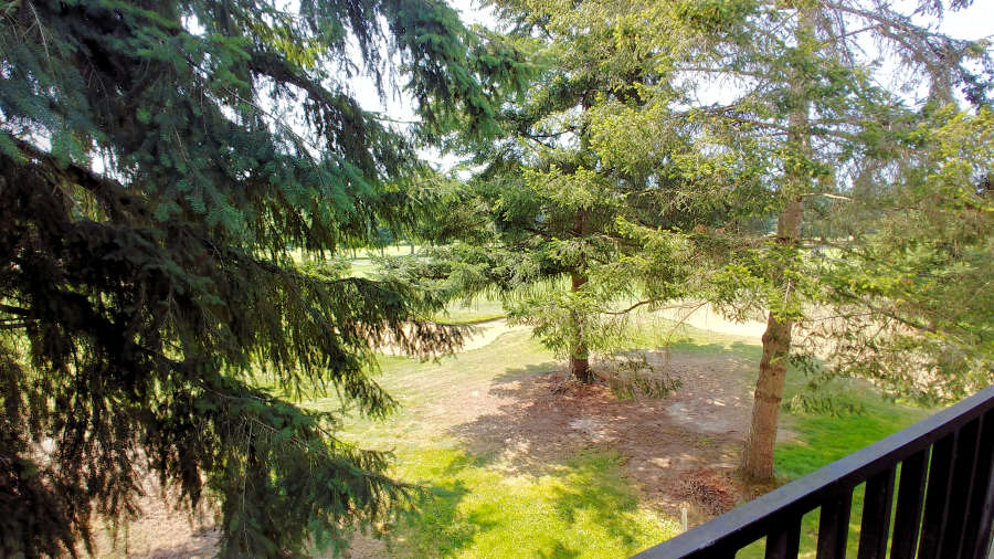 View from guest room at the Best Western PLUS Plaza by the Green in Kent, Washington.