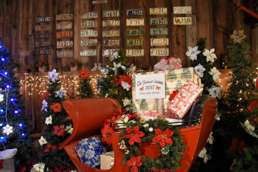 Olde Fashioned Christmas at Pioneer Park in Ferndale, Washington.