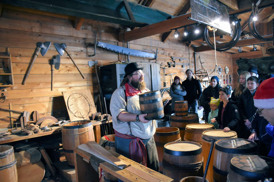 The cooperage at Fort Langley National Historic Site.