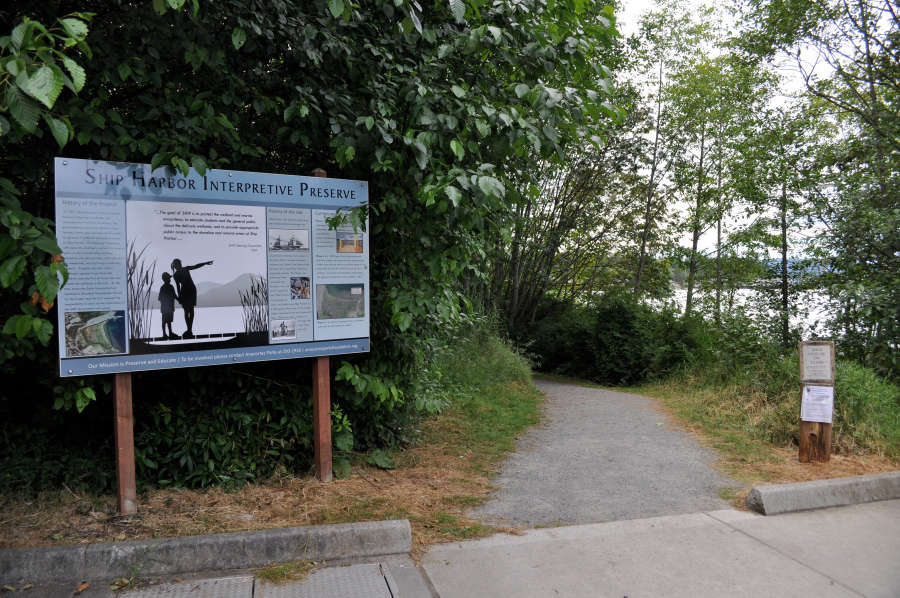 SHIP Trail in Anacortes, Washington.