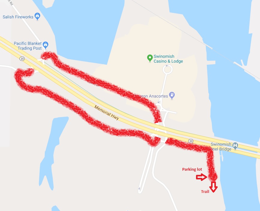 Swinomish trail map.