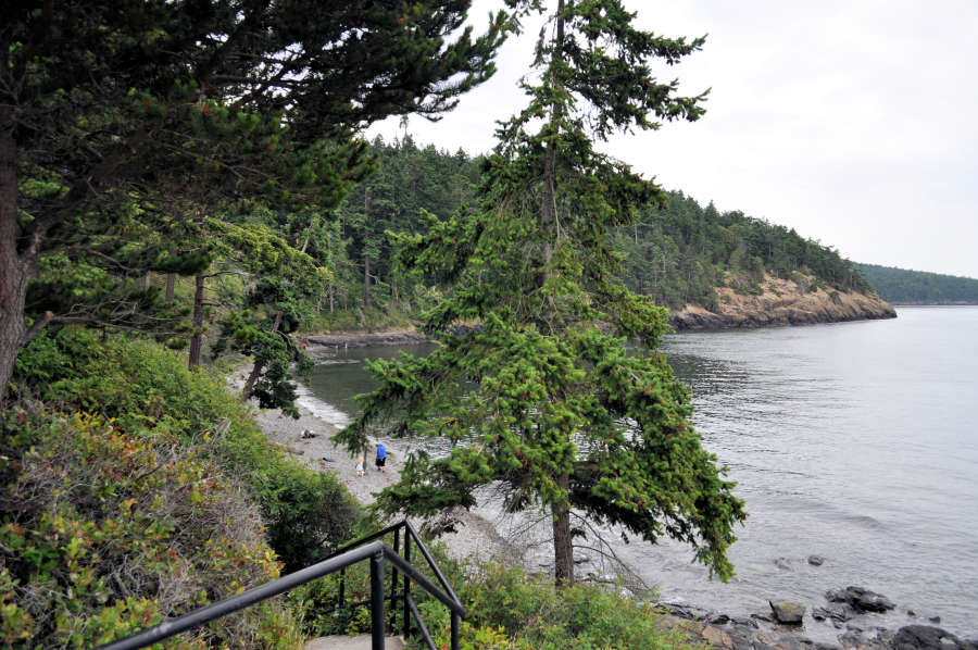 Beach at Washington Park in Anacortes.