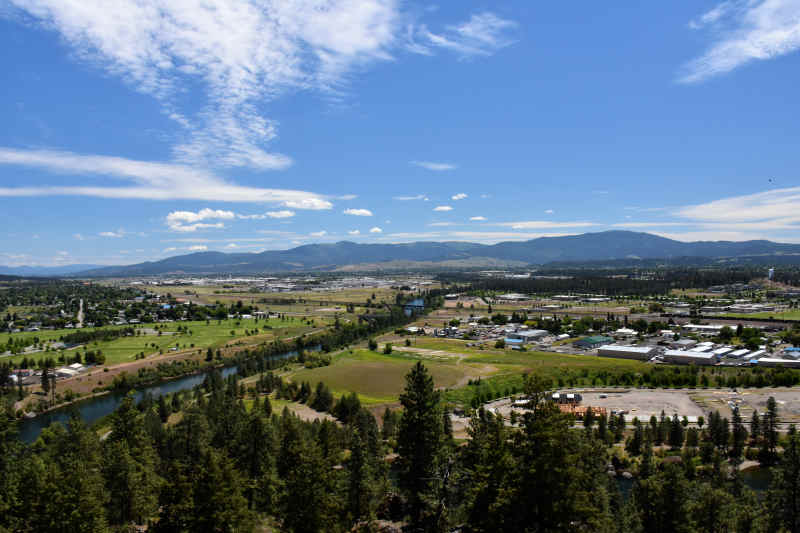 View from Arbor Crest Wine Cellars. 