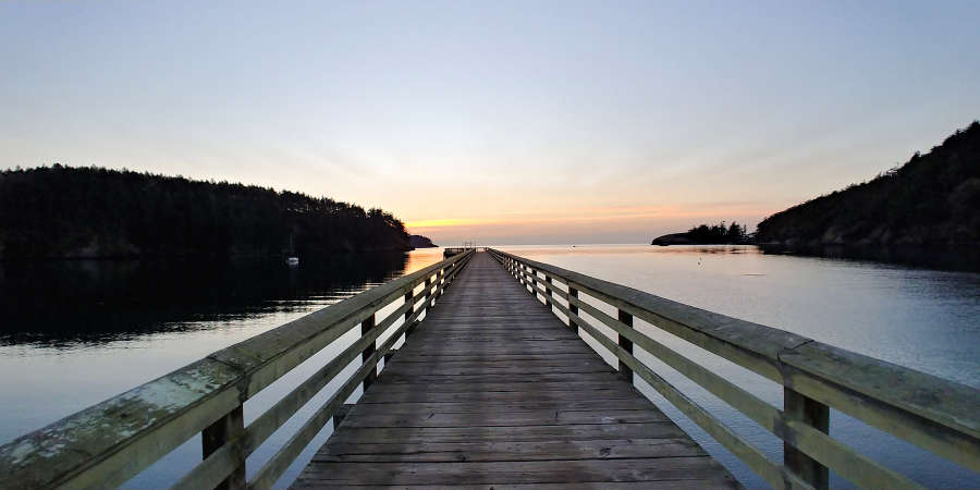 The pier at Bowman Bay.