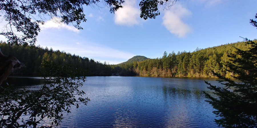 Whistle Lake in Anacortes, Washington. 