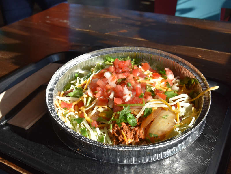 A taco salad from Nino's Mexican Grill. 