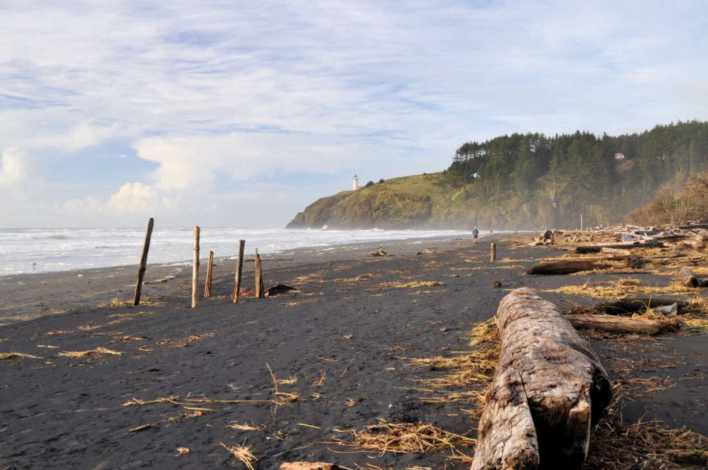 Benson Beach at Cape Disappointment State Park. 