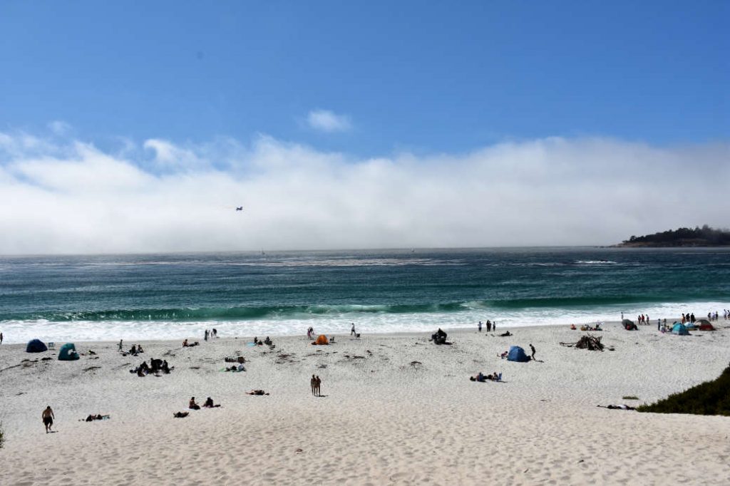 Carmel Beach at Carmel-by-the-Sea.