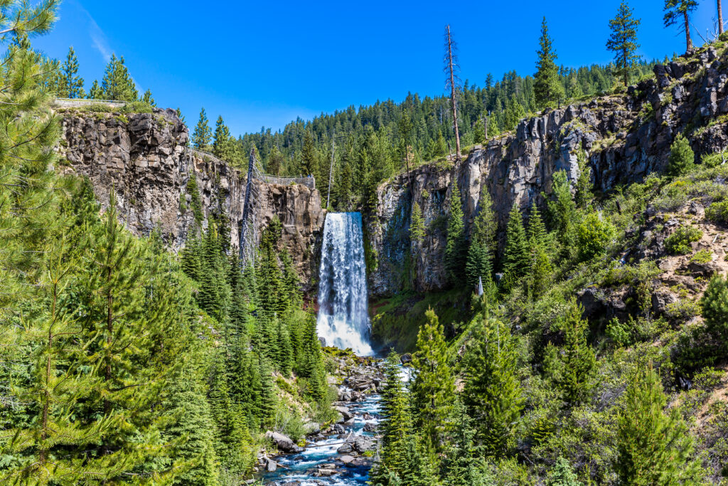 tumalo falls on a sunny summer day belongs on any list of what to do in bend or